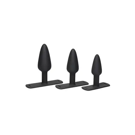 Bum-Tastic Trainer Set Silicone Anal Plug Kit with Adjustable Harness