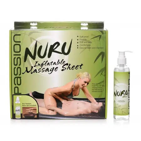 Nuru naduvavajući list za masažu i gel set - Vodootporni set za masažu tela