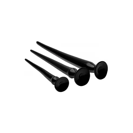 XR Brands Master Series Slim Tapered Flexible Anal Hose Set, 3 Sizes