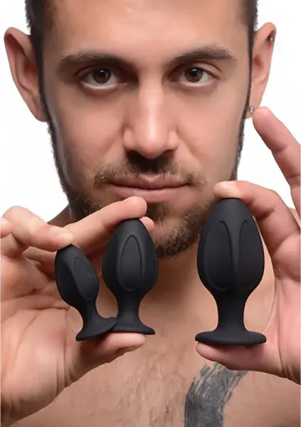 XR Brands Triple Juicers silikonski analni trener set - gradualne veličine