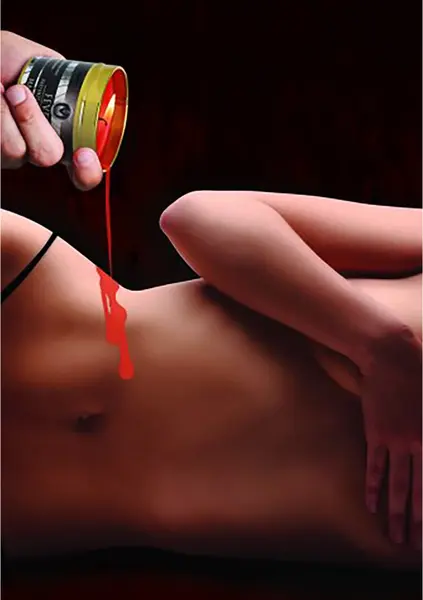 Fever Red Paraffin Candle - Low-Temperature Wax Play Accessory