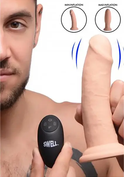 XR Brands Swell naduvavajući silikonski uređaj 18 cm sa vibracijom