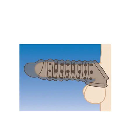 XR Brands Enchancer Navlaka 2/4cm Meka Fleksibilna TPR Ekstenzija