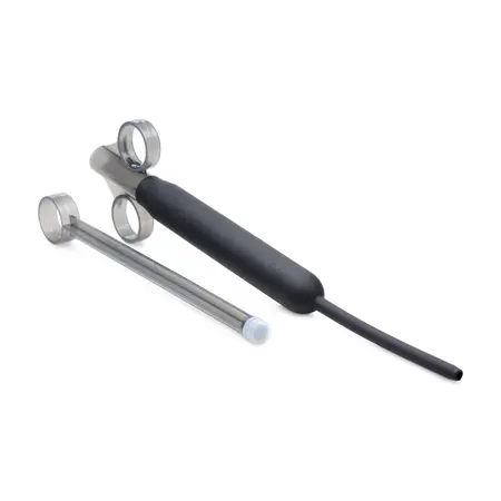 XR Brands Cleanstream Ribbed Silicone Lube Applicator with Loops
