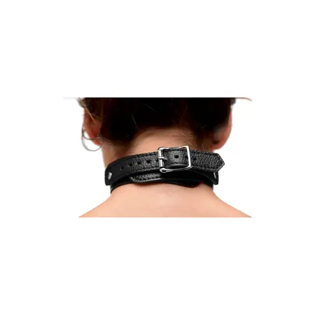 Strict Leather Chest Harness Adjustable Black Women’s Model