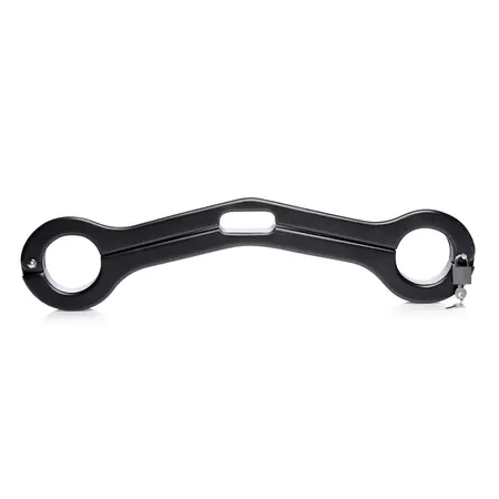 Master Series Wrist-to-Base Humbler Restraint Black Wood 20.25in