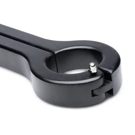 Master Series Wrist-to-Base Humbler Restraint Black Wood 20.25in