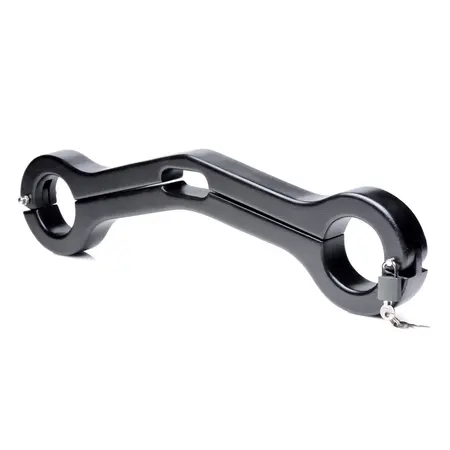Master Series Wrist-to-Base Humbler Restraint Black Wood 20.25in