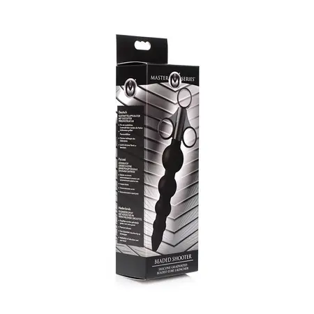 XR Brands Lube Launcher XL Silikonski precizni aplikator Crni