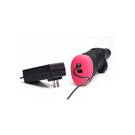 XR Brands Mega Pounder Handheld Thrusting Machine Black Silicone Set