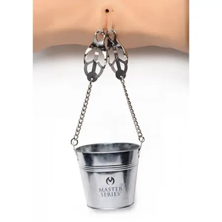 Master Series Bucket System Silver - Adjustable Clamp Set with Hanging Bucket