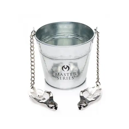 Master Series Bucket System Silver - Adjustable Clamp Set with Hanging Bucket