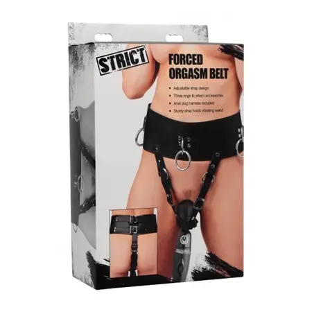 XR Brands Forced Wand Holder Pojas – Podesivi sistem pojasa Crni
