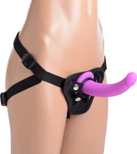 Navigator silikonski zakrivljeni model sa podesivim pojasom, ljubičasta, 18 cm