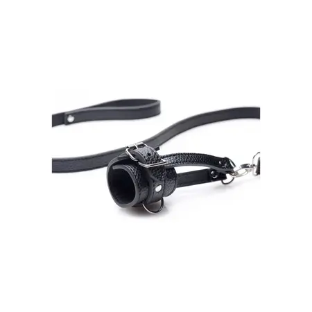 STRICT Adjustable Ball Stretcher with Leash System, Black, Universal Size