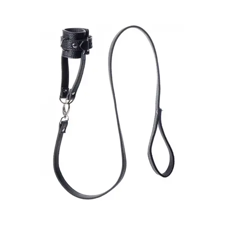 STRICT Adjustable Ball Stretcher with Leash System, Black, Universal Size
