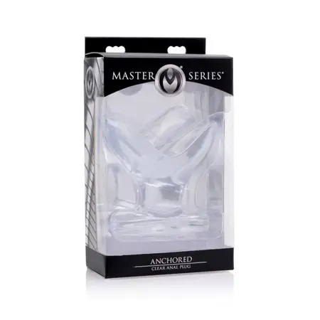 XR Brands Master Series sidreni prozirni šireći čep 3.75