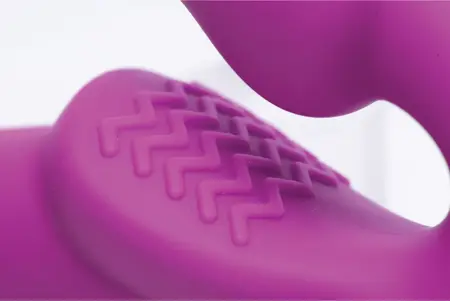 Evoke Strapless Vibrating Silicone Intimate Device Purple