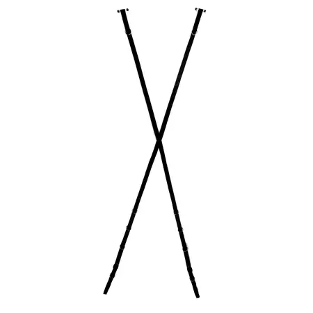 XR Brands Subtrap Podesivi set za vezivanje preko vrata Crni