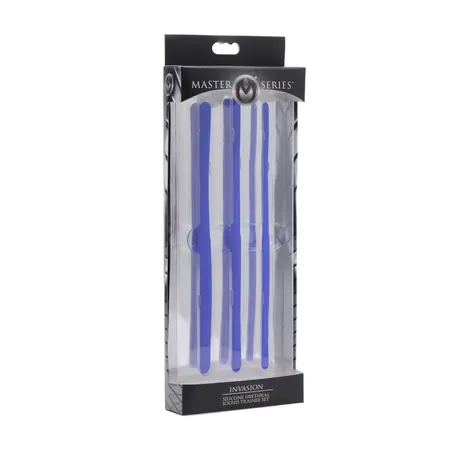 XR Brands Invasion Silikonski set uretralnih sondi, fleksibilne, 8 kom