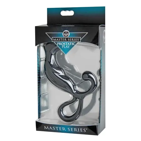 XR Brands PathFinder Silicone Plug with Ergonomic Handle Black