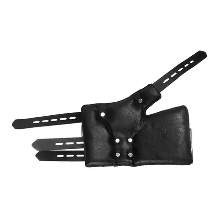 Strict Leather Four Buckle Anatomic Suspension Cuffs Black Adjustable