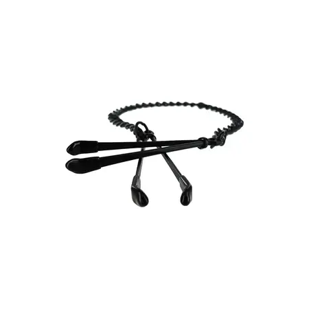 Reign Noir Adjustable Tweezer Clamps Black 18in - Metal & Vinyl System
