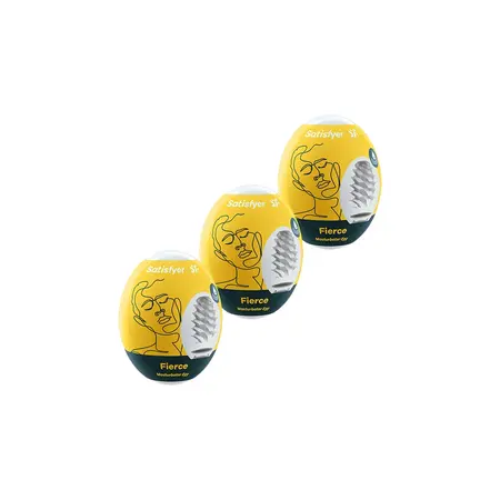 Satisfyer Egg Set Fierce - Intimate Stimulation Device, Skin-Like Texture