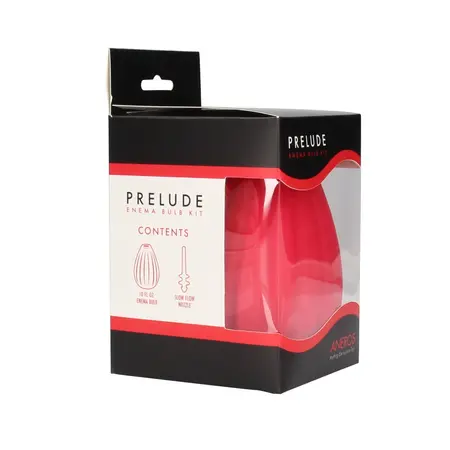 CleanStream Prelude enema kit sa sijalicom, crveni – sistem sa ventilom sporog protoka