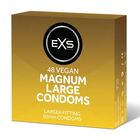 EXS Magnum Large 48 komada Premium Latex Intimna zaštita 60mm