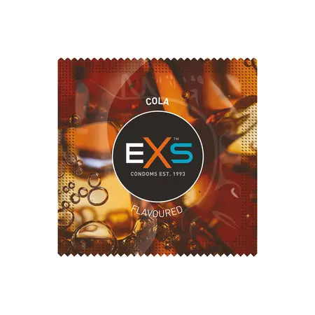 EXS Mixed Flavored Condoms 400 pcs - Chocolate, Strawberry, Cola, Bubblegum