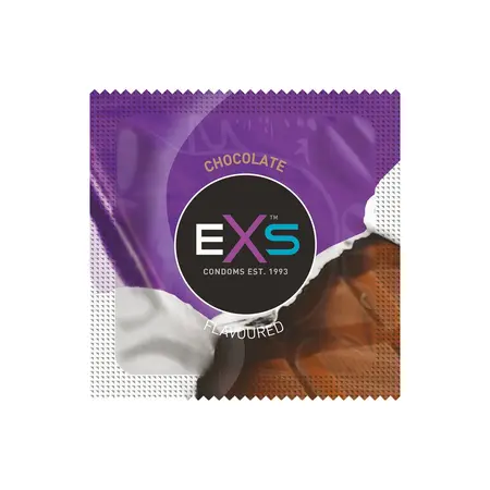 EXS Mixed Flavored Condoms 400 pcs - Chocolate, Strawberry, Cola, Bubblegum