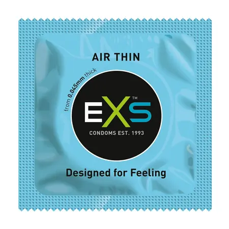 EXS Air Thin 56mm Ultra-Thin Protective Condoms 3-Pack