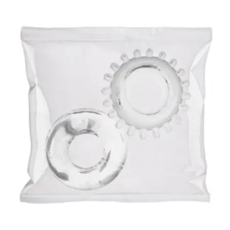 Blush Performance C-Ring Set 2-Pack Clear TPE - 50 Bulk Refill Pieces