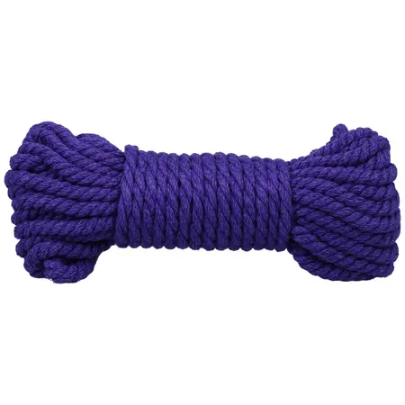 Bind and Tie Konopljino Bondage Uže 6mm 30ft Ljubičasto - Izdržljivo Prirodno Vlakno