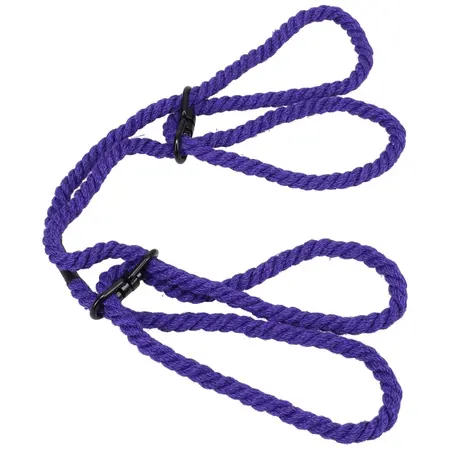 Restrain Bind Tie Konopljine Lisice 6mm Podesive Ljubičaste - Zglob Ruke ili Nogu