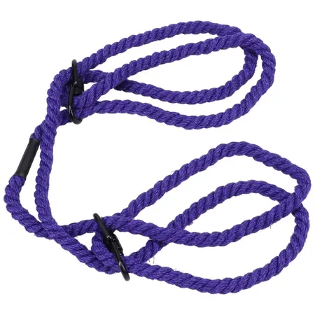 Restrain Bind Tie Konopljine Lisice 6mm Podesive Ljubičaste - Zglob Ruke ili Nogu