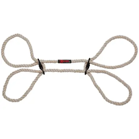 Restrain Bind Tie 6mm Mekane Lisice od Konoplje za Ručne Zglobove ili Gležnjeve Prirodna Boja
