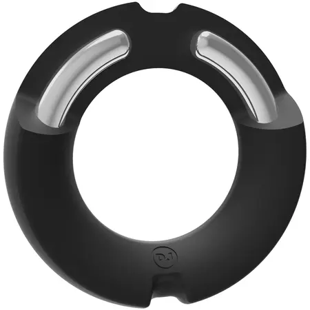 The Paradox Crni 50mm Hibridni Silikonsko-Metalni Potporni Prsten CalExotics