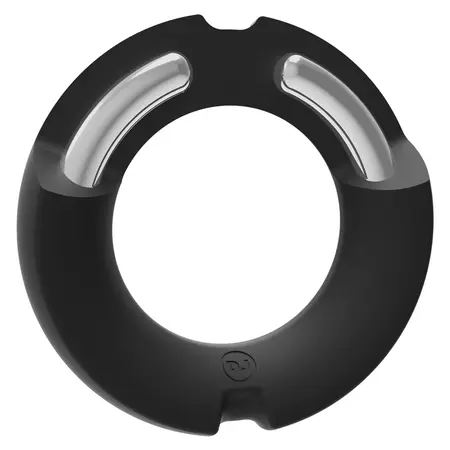 The Paradox Silikonsko-Metalni Hibridni Intimni Prsten 45mm Crni Ergonomsko Pristajanje