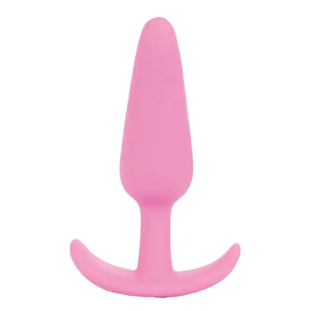 Naughty Silicone Plug Small Pink - Flexible Anatomical Model by Doc Johnson