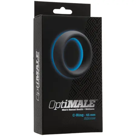 Doc Johnson OptiMALE Silicone Support Ring 45mm Black