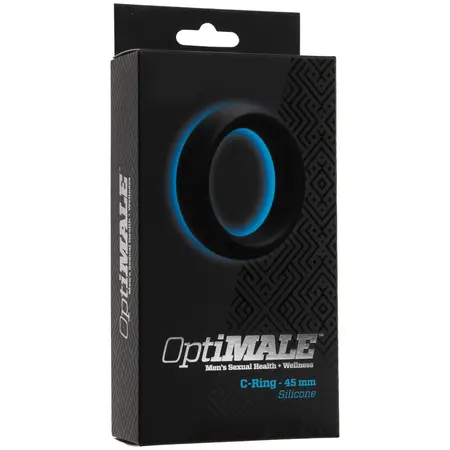 Doc Johnson OptiMALE 45mm Silikonski Intimni Prsten Crni