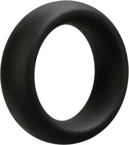 Doc Johnson OptiMALE Silikonski Prsten 40mm Crni Fleksibilna Potporna Traka