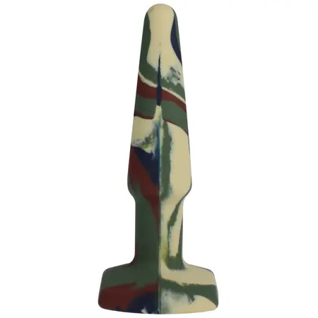 A-Play Groovy Silicone Plug 10 cm - Unique Camouflage Design