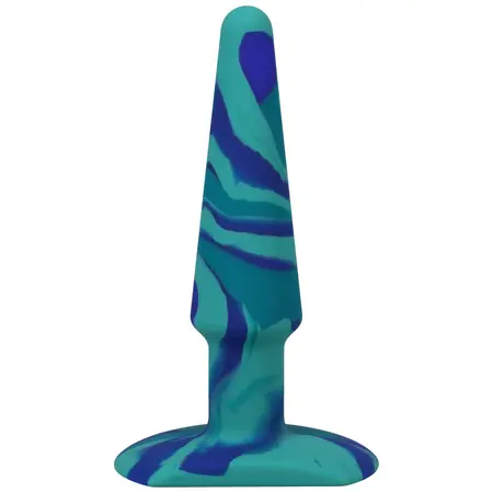 A-Play Groovy silikonski čep Okean 12 cm - Višebojni, sužena baza