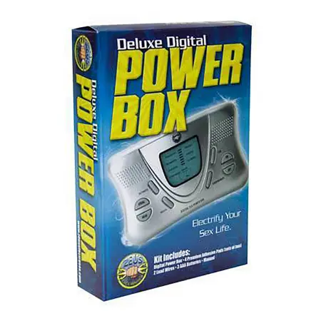Zeus Electrosex Deluxe Digital Power Box - Dual Channel Electro-Stimulation Unit