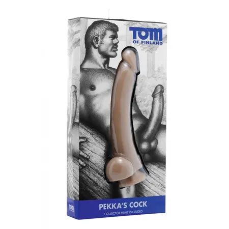 Tom of Finland Pekka Model silikonska intimna mašina Crna 28 cm