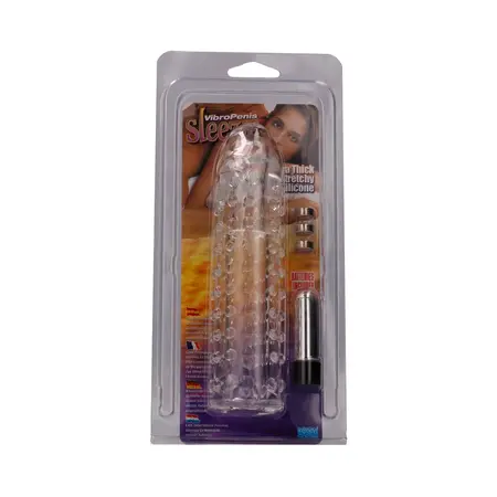 Seven Creations Vibrating Extension Sleeve Transparent Enhancement