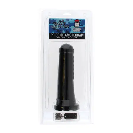 Domestic Partner Pride of Amsterdam Black Large Silicone Model